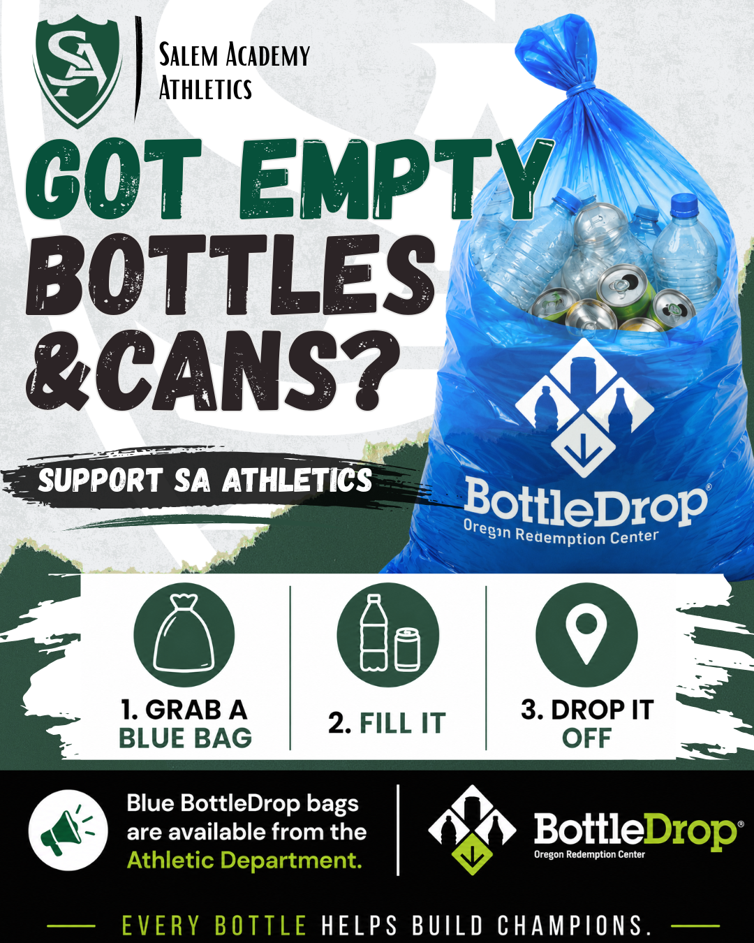 Athletics - Bottle Drop Fundraiser