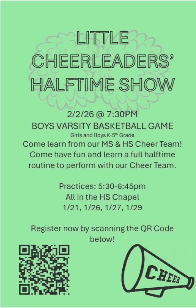 Little Cheerleaders at Half-Time Show