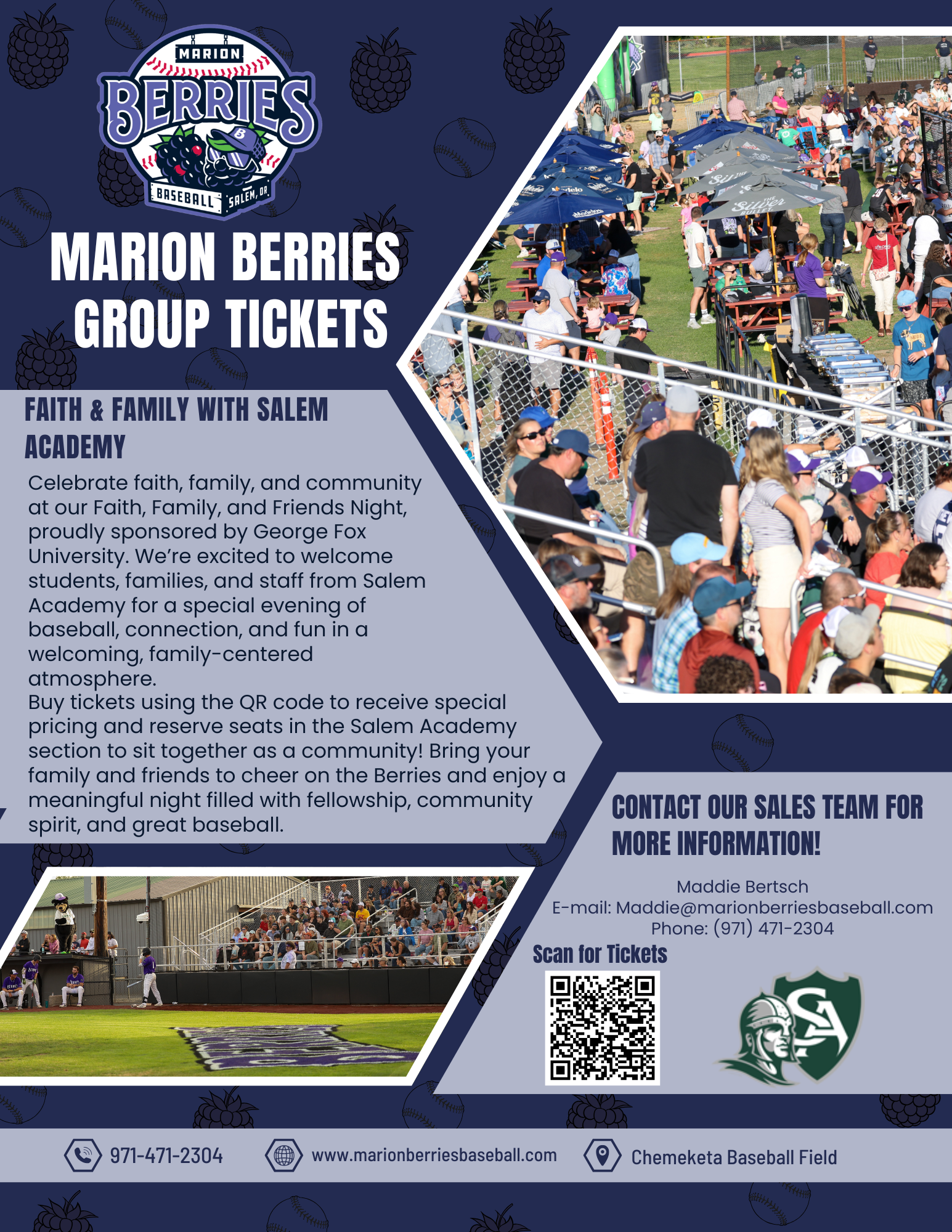 Faith & Family Night w/ the Marion Berries 