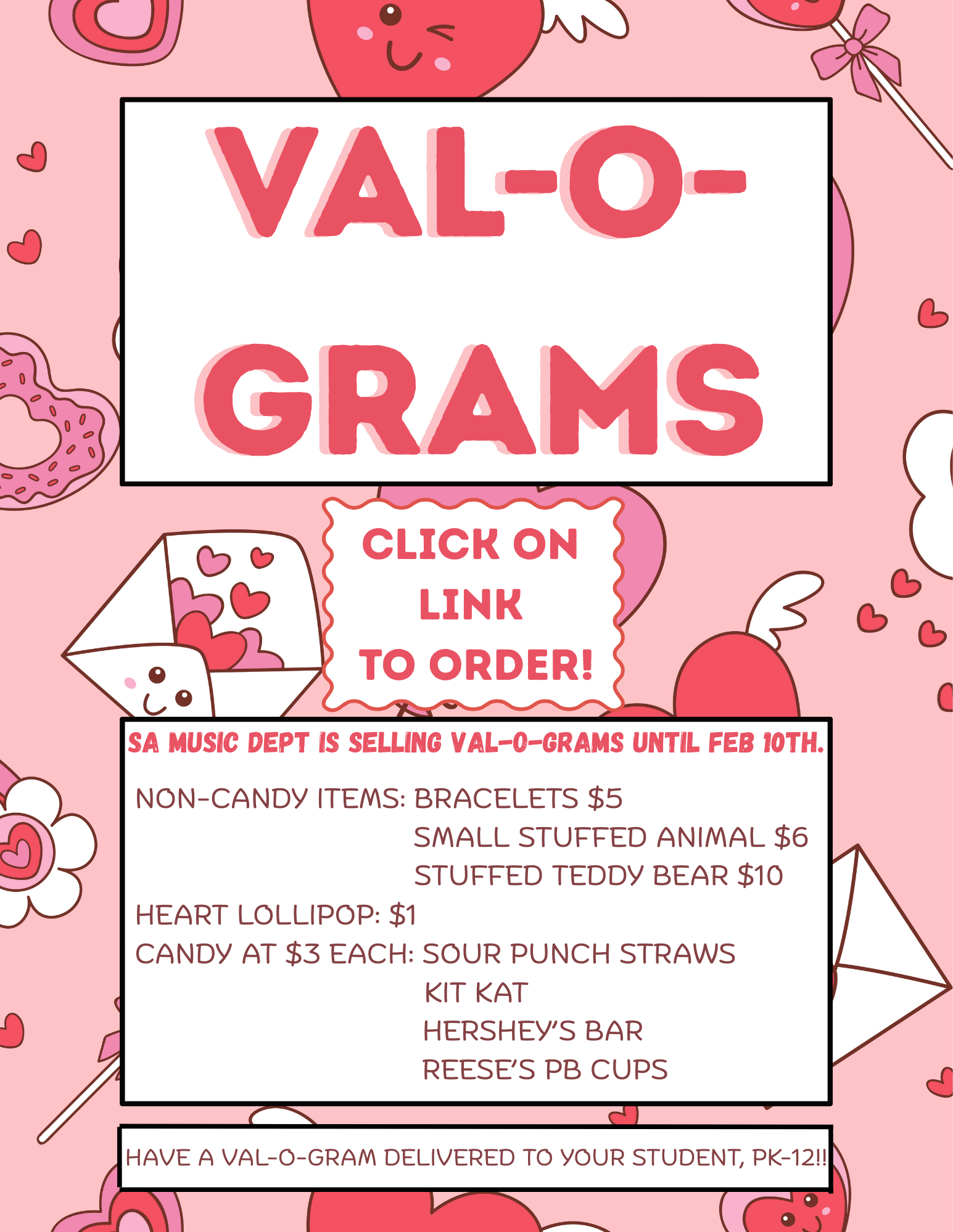 Val-O-Gram Fundraiser!